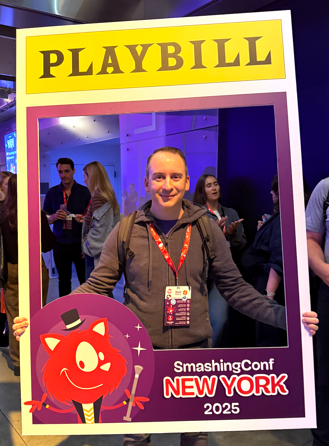 Kyle M. at SmashingConf 2025